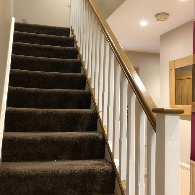 Refurbished balcony decking in basingstoke